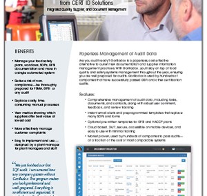 Food Safety Document Management