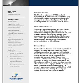 Timet Case Study